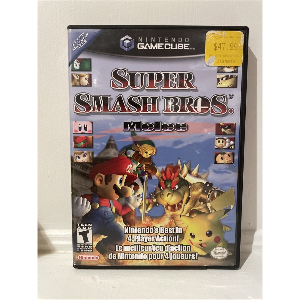 Super Smash Bros. Melee Nintendo GameCube - No Manual